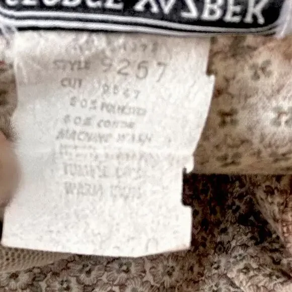 Vintage 70s Prairie Micro Floral Puffy Sleeves Lace Trim Cottage Pioneer Small - Picture 10 of 11